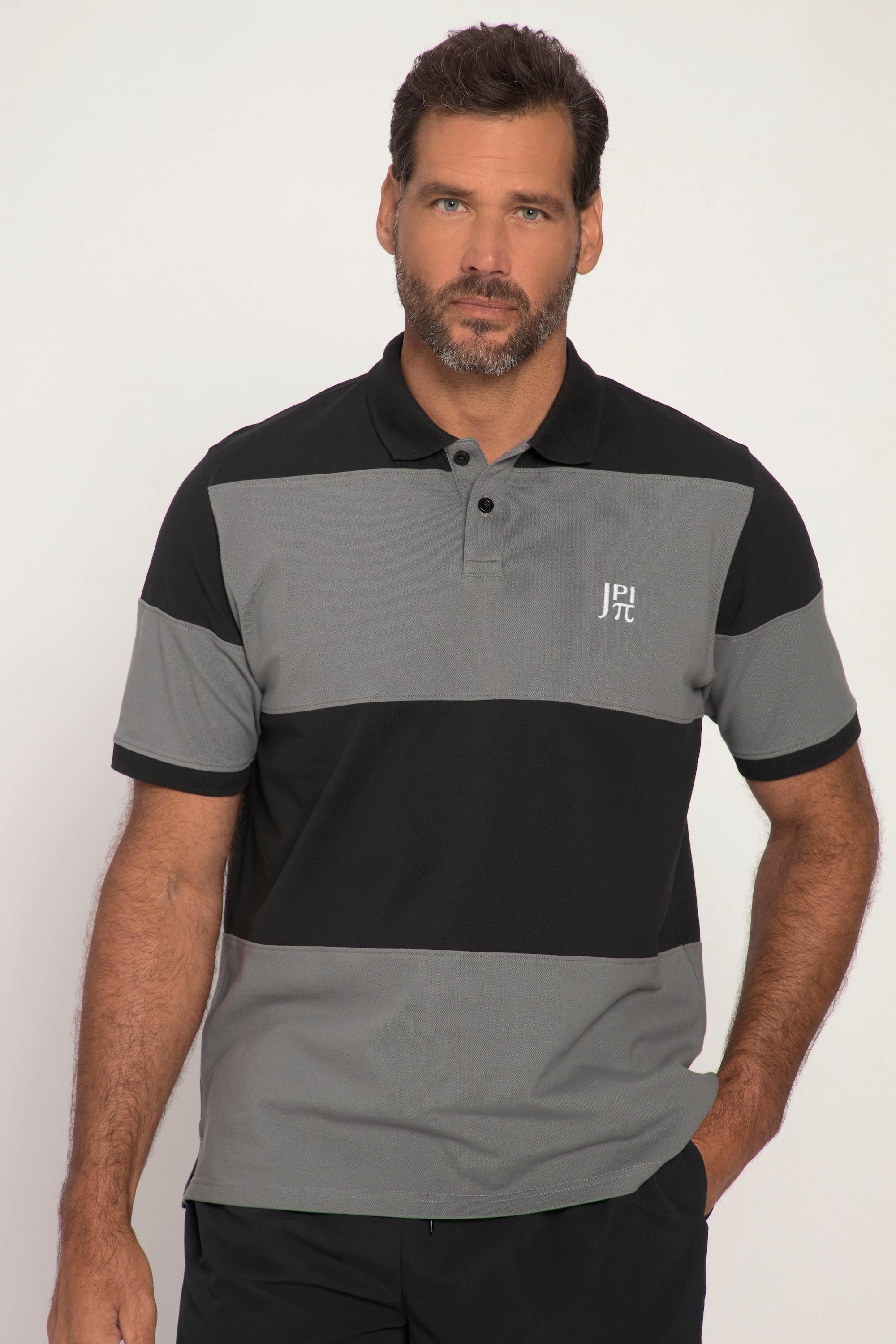 JP1880  Poloshirt, Golf, Halbarm, Blockstreifen 