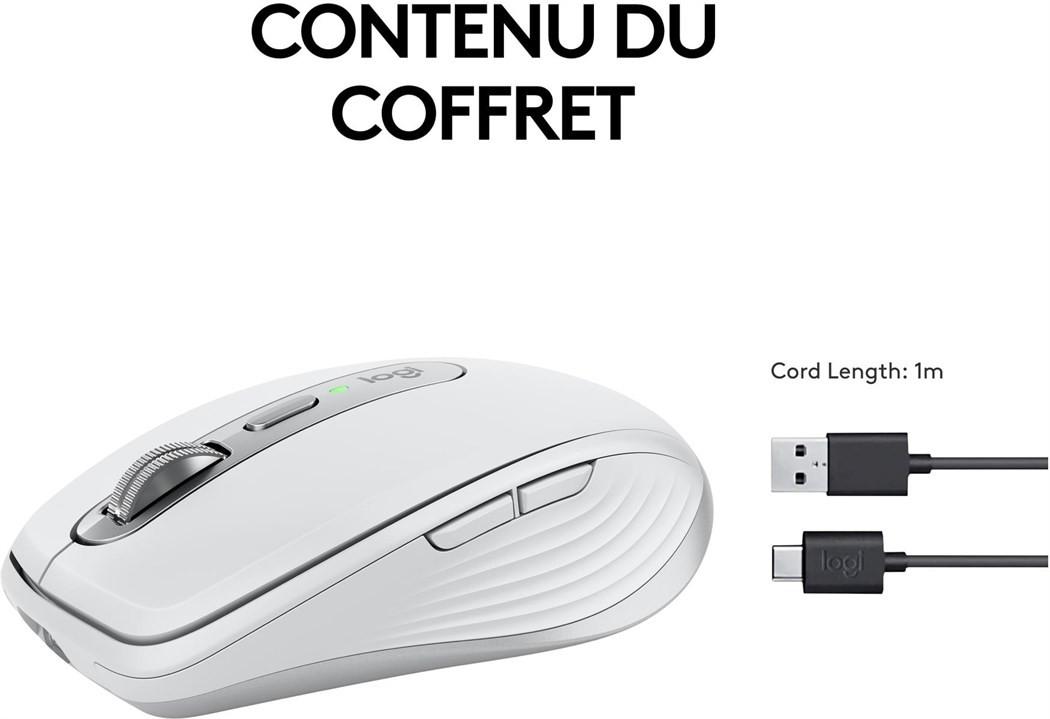 Logitech  Mobile Maus MX Anywhere 3s Pale Grey 