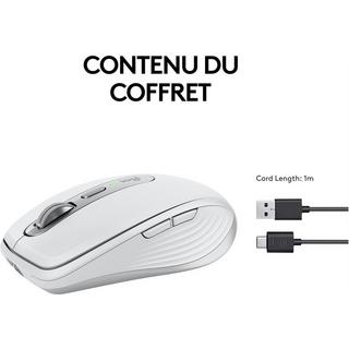 Logitech  Mobile Maus MX Anywhere 3s Pale Grey 