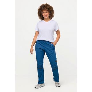 Ulla Popken  Pantalon outdoor à taille élastique. Double épaisseur, doublure en mesh. 