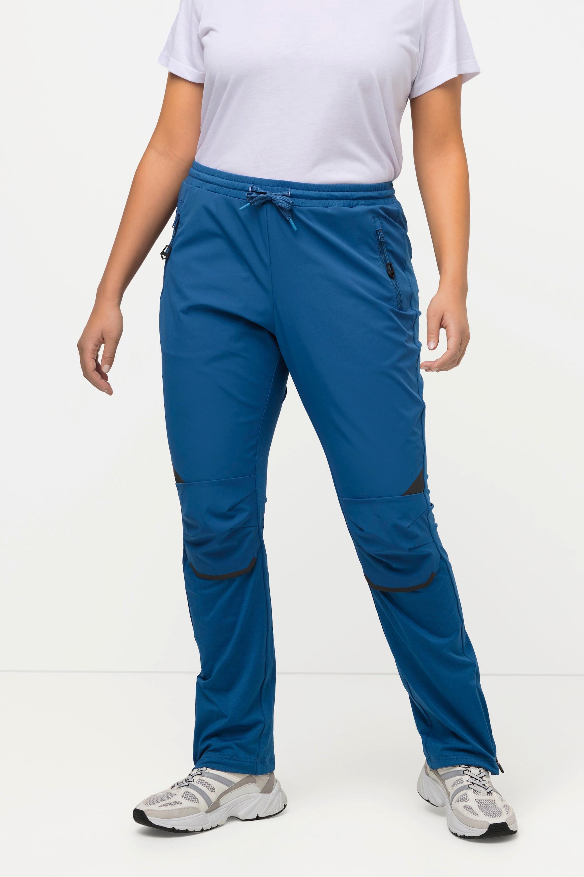 Ulla Popken  Pantalon outdoor à taille élastique. Double épaisseur, doublure en mesh. 