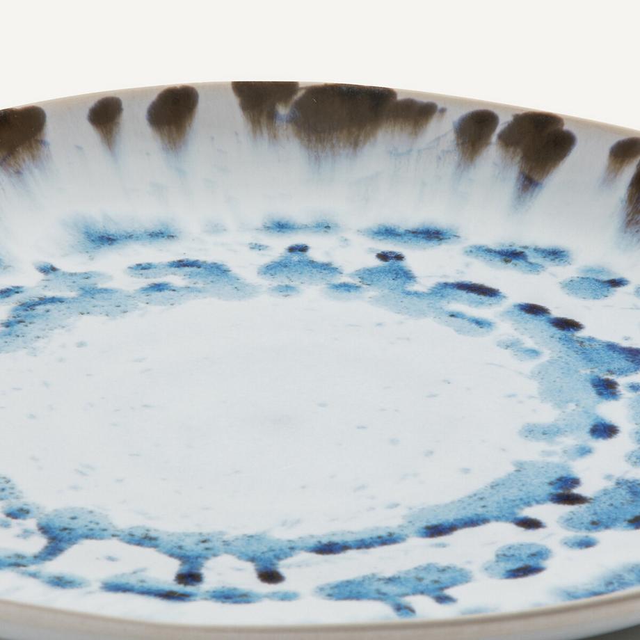 AM.PM Lot de 4 assiettes plates en grès Amadora  