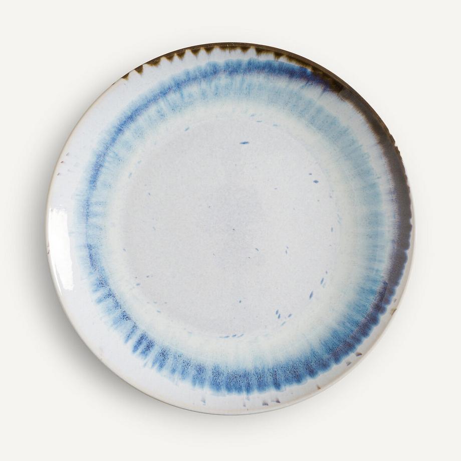 AM.PM Lot de 4 assiettes plates en grès Amadora  