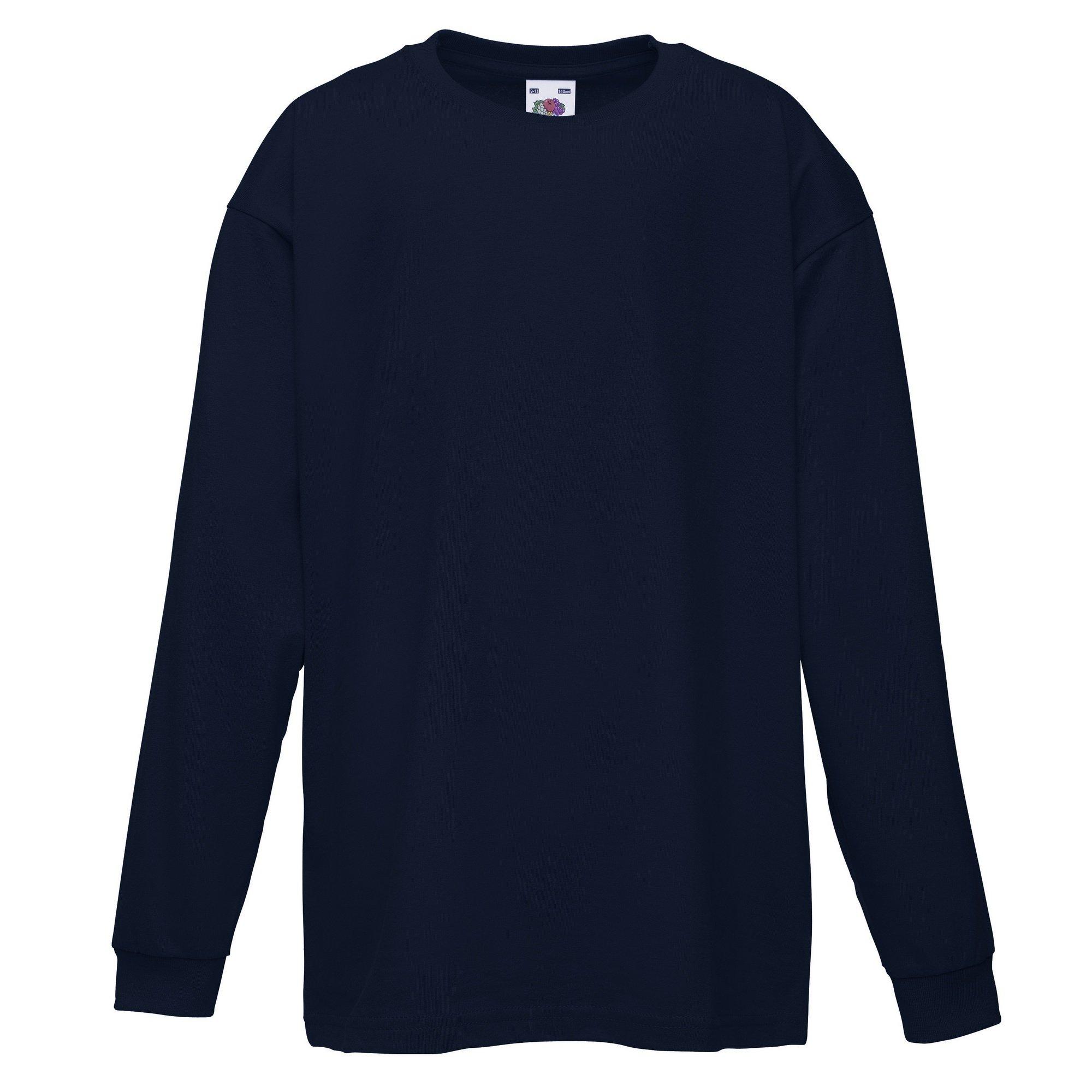 Image of Tshirt, Langarm (2 Stückpackung) Jungen Marine 116