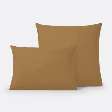 Taie d'oreiller unie coton