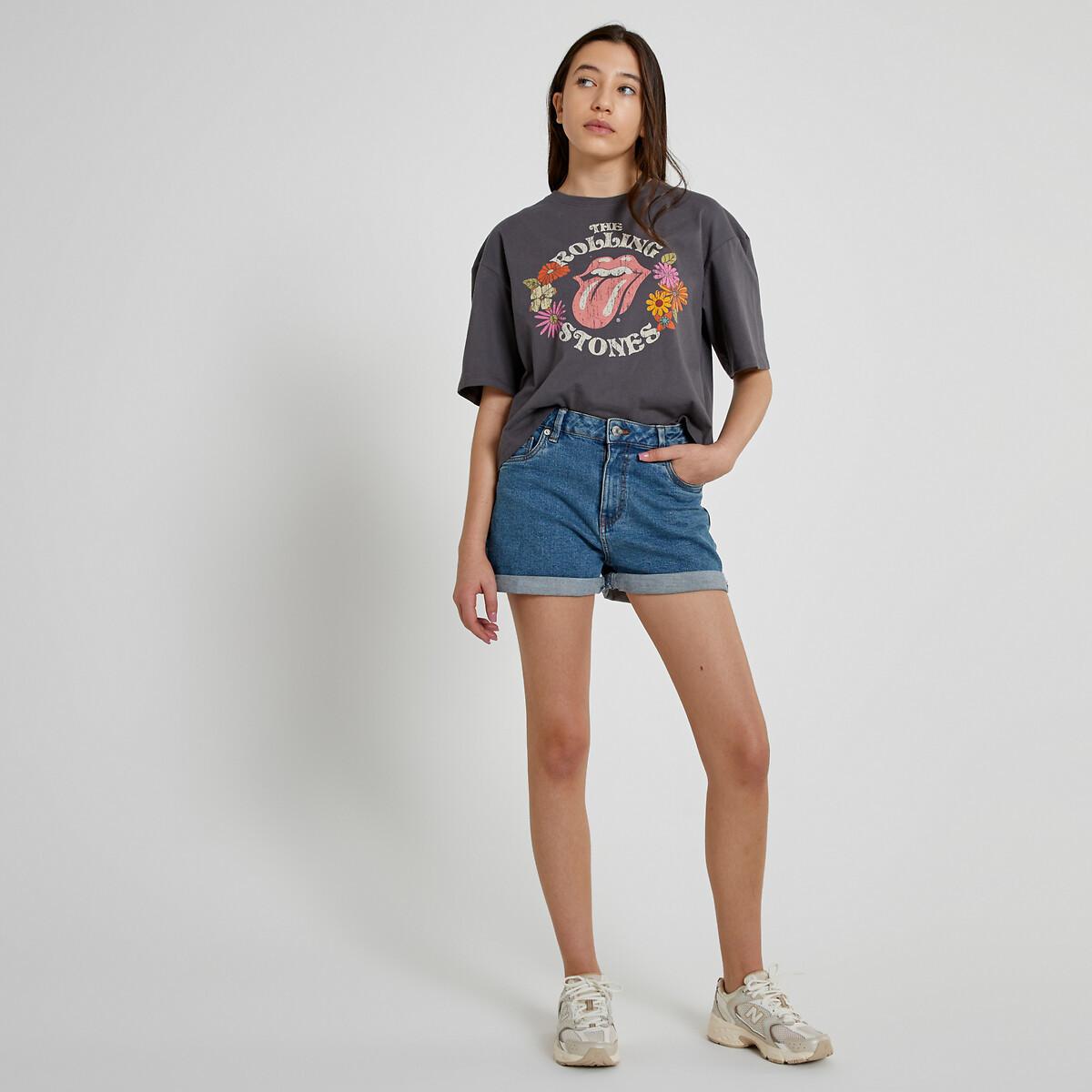 La Redoute Collections  Jeansshorts mit hohem Bund 