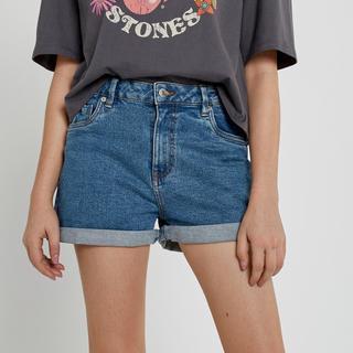 La Redoute Collections  Jeansshorts mit hohem Bund 