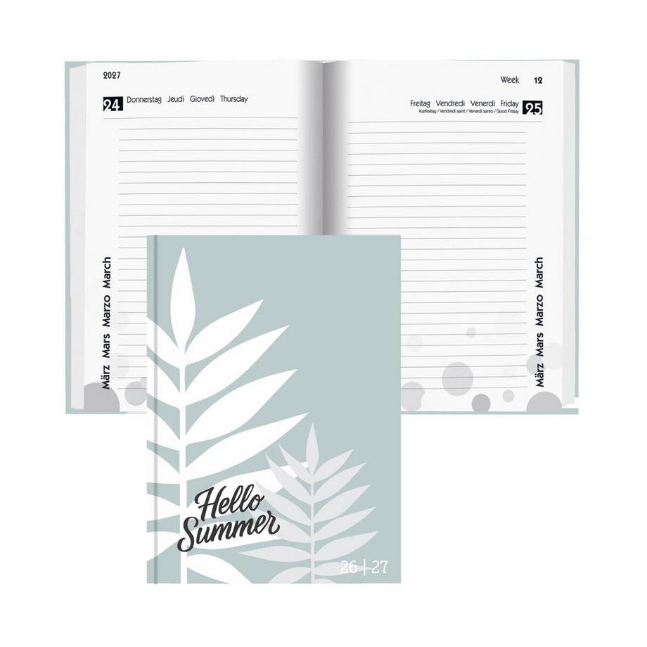 Agenda scolaire mydiary 1 jour par page, ouatiné, Summer