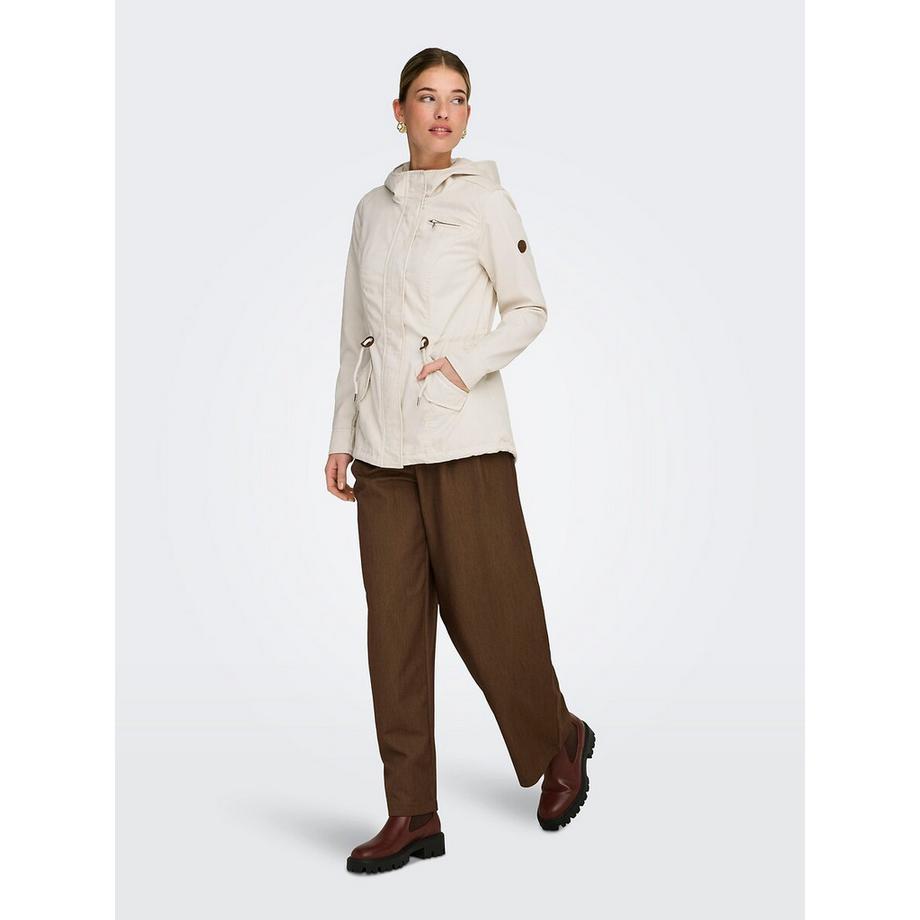 ONLY Mittellanger Parka mit Kapuze  