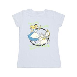 Disney  Tshirt ALICE IN WONDERLAND I'M LATE 