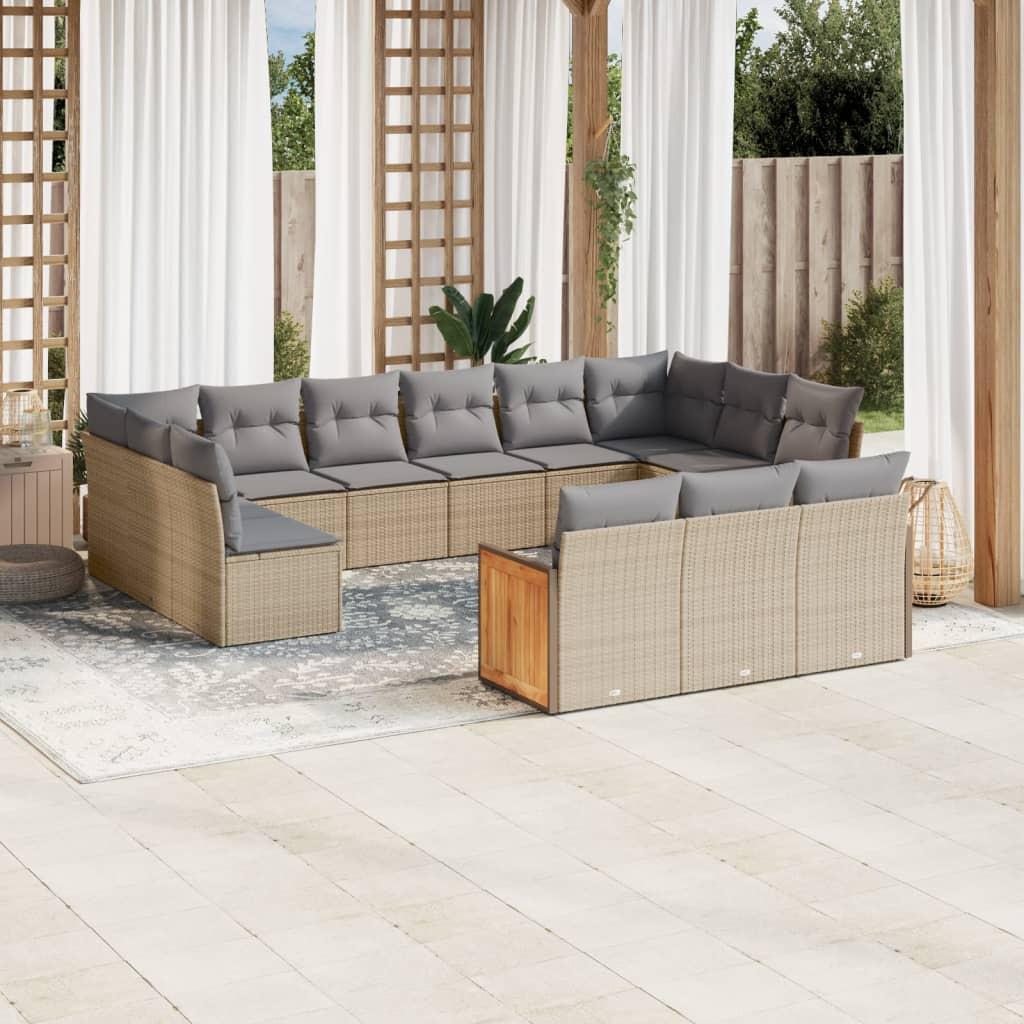 VidaXL Garten sofagarnitur poly-rattan  