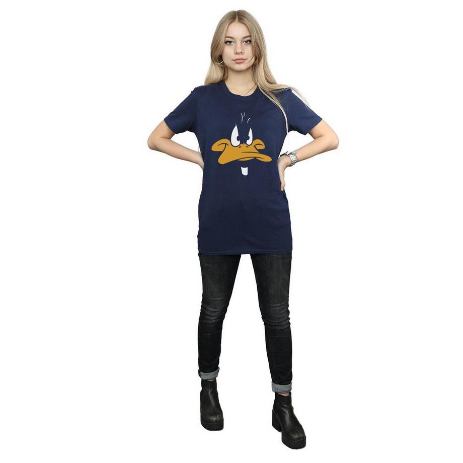 LOONEY TUNES Daffy Duck Face T-Shirt  