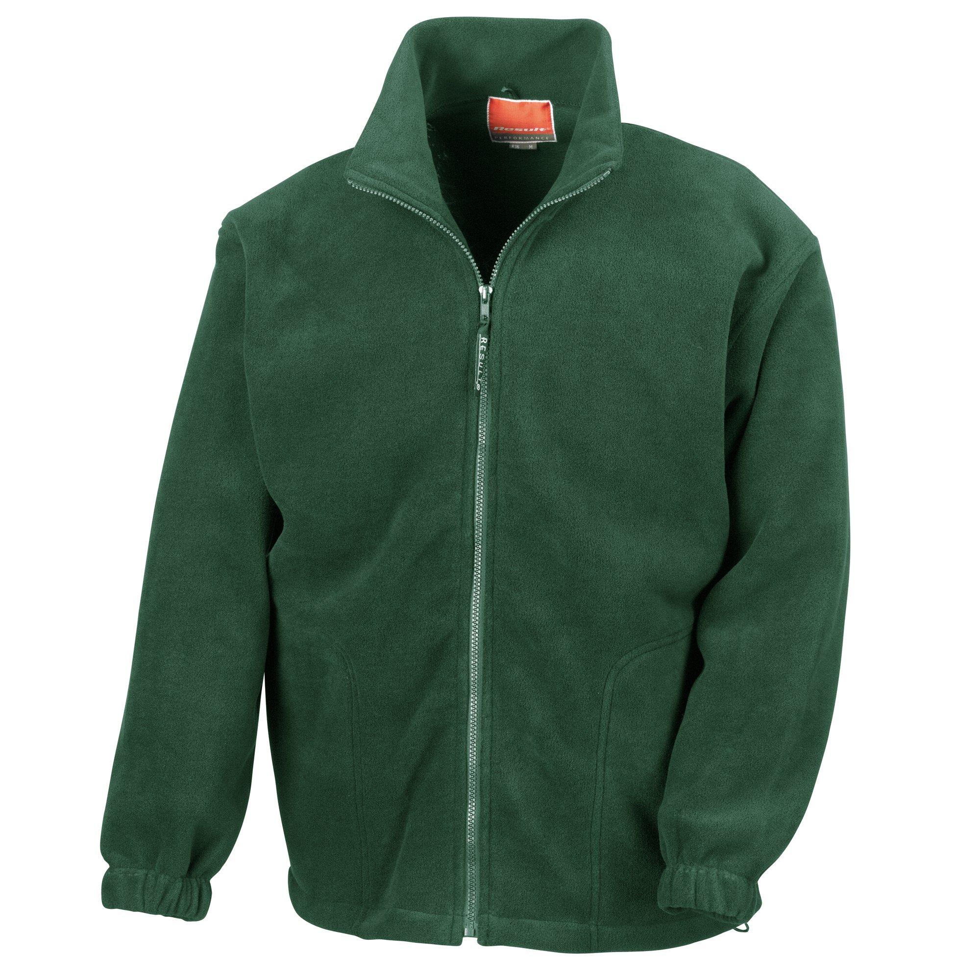 Image of Fleecejacke, Antipilling Herren Waldgrün XS