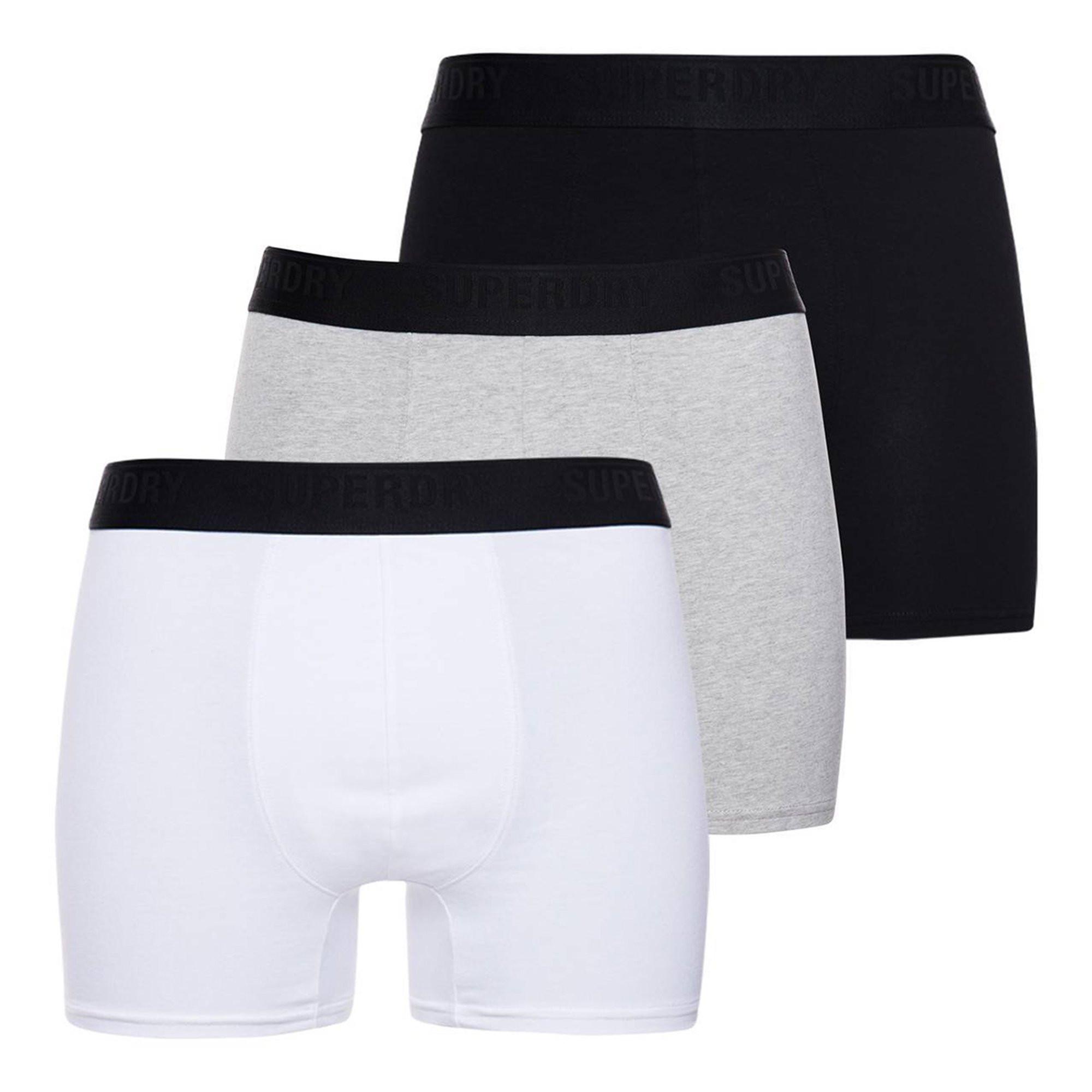 Image of Boxershort 3er Pack Bequem Sitzend-boxer Multi Triple Pack Herren Weiss Bunt S