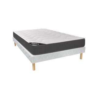 Ysmée Ensemble 140 x 190 cm sommier + matelas mémoire de forme ép.28cm - GIZEUX de YSMÉE  