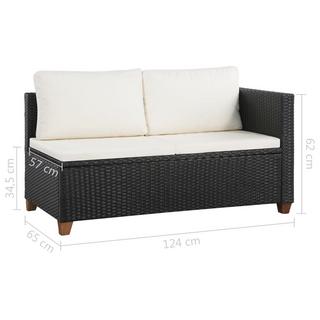 VidaXL Garten-sofagarnitur poly-rattan  