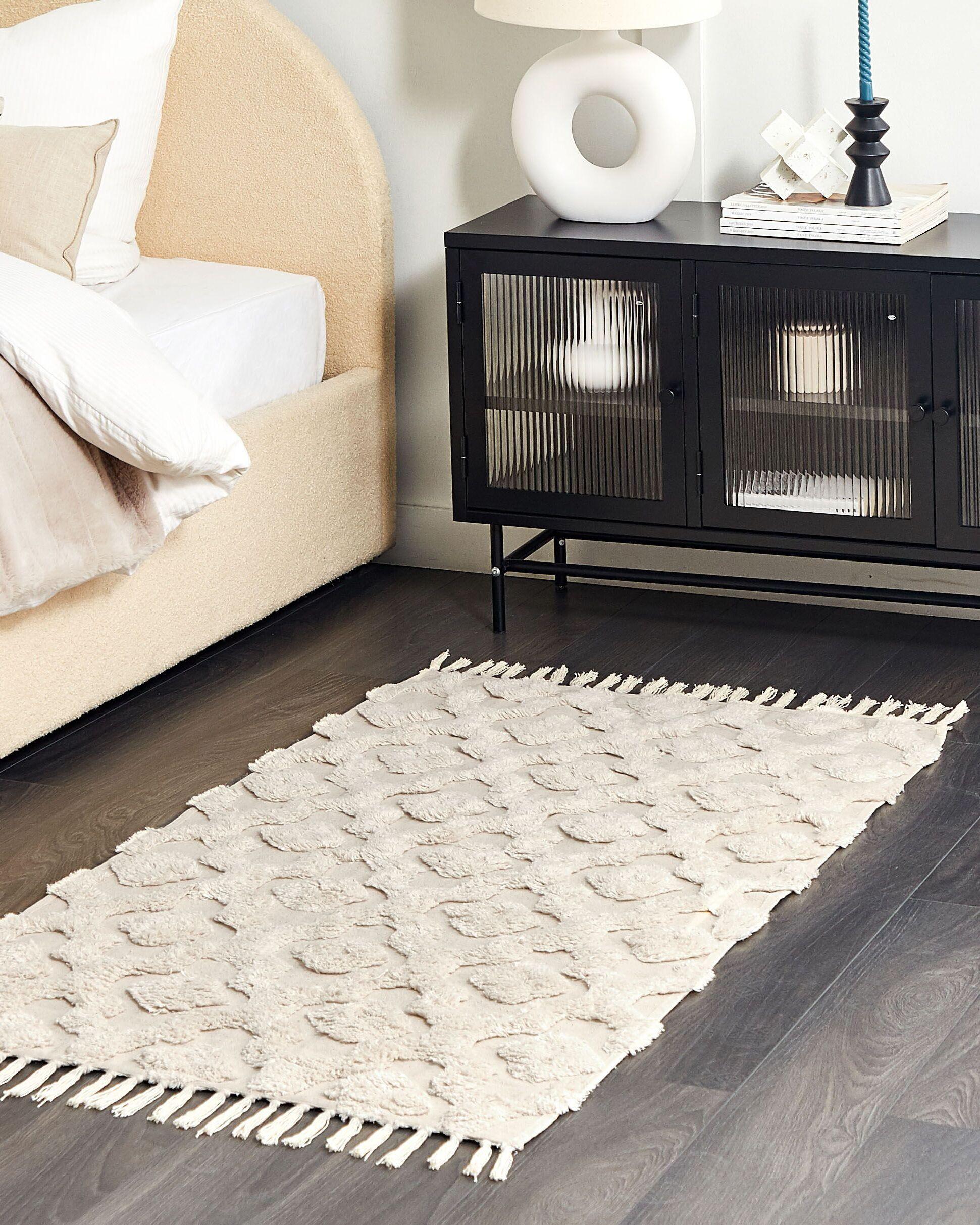 Beliani Tapis en Coton Boho AKSARAY  