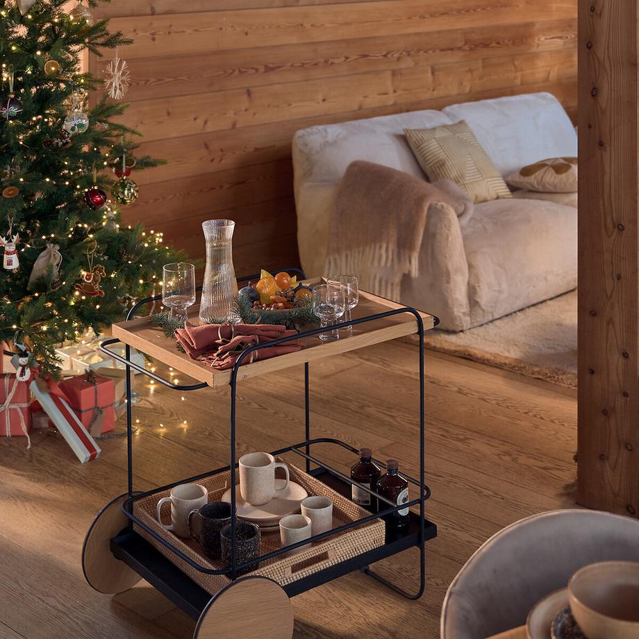 AM.PM Carafe en verre strié  