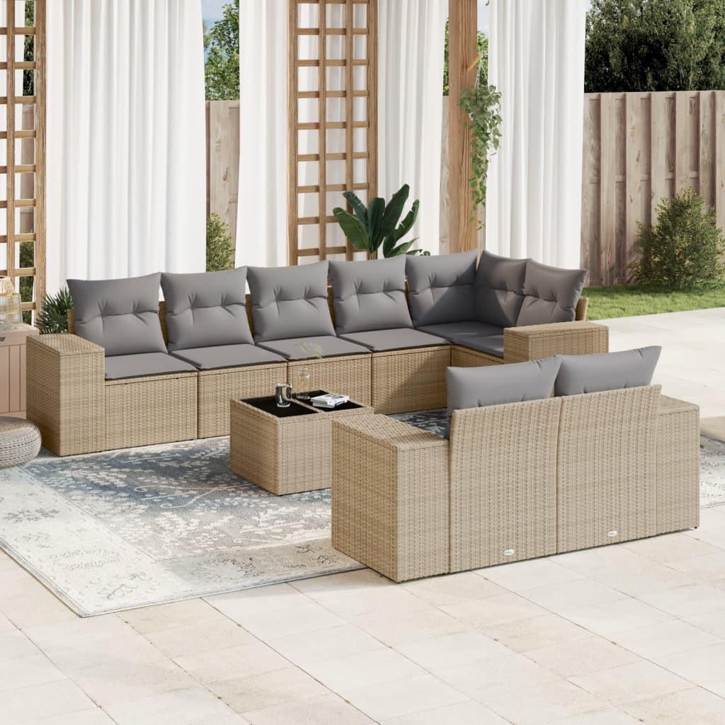 VidaXL Garten sofagarnitur poly-rattan  