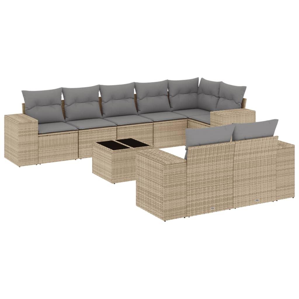 VidaXL Garten sofagarnitur poly-rattan  