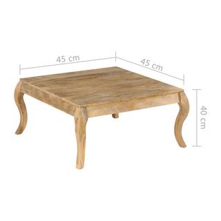 VidaXL Table d'appoint bois  