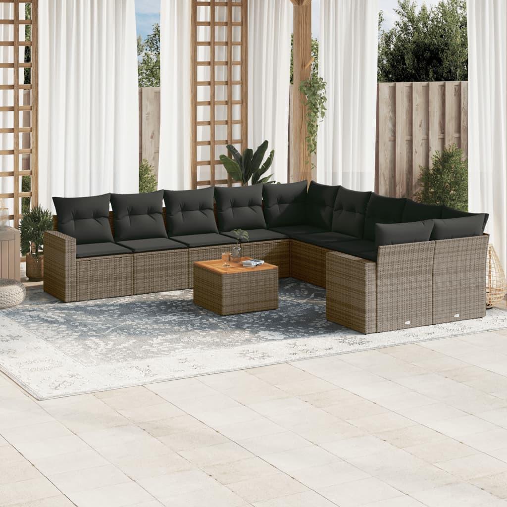 VidaXL Garten sofagarnitur poly-rattan  