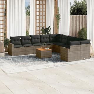 VidaXL Garten sofagarnitur poly-rattan  