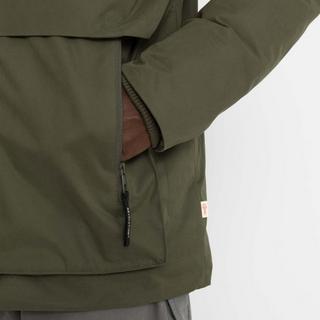 Revolution Kurze Regenjacke mit Kapuze und Reissverschlusstaschen  