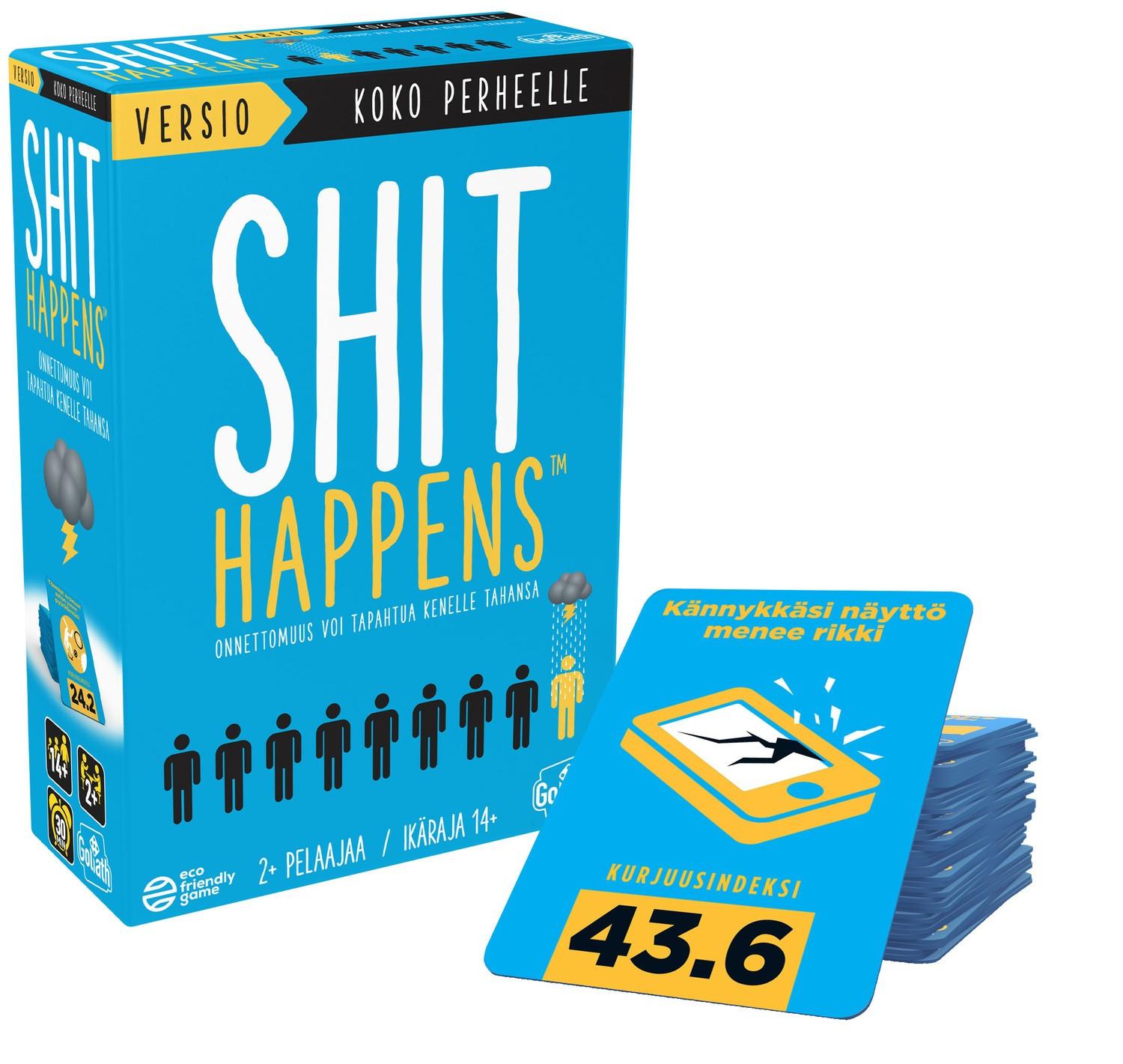 B2X  Gioco per famiglie Shit Happens - In finlandese 