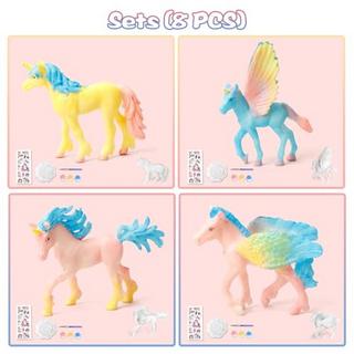 Activity-board  Kit de peinture de licorne Pack 8 Licorne Party Favors, Birthday Party Favors, Art & Crafts Activity 