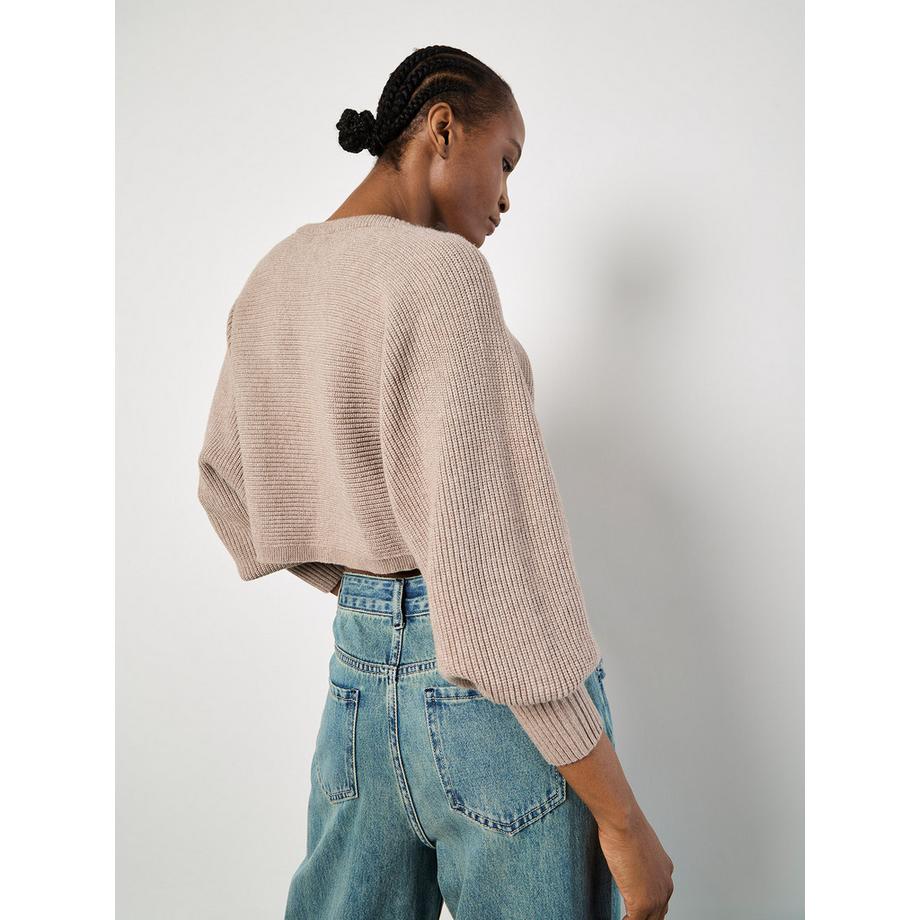 APRICOT Cardigan Corto Maniche a Pipistrello  