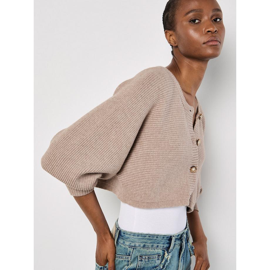APRICOT Cardigan Corto Maniche a Pipistrello  