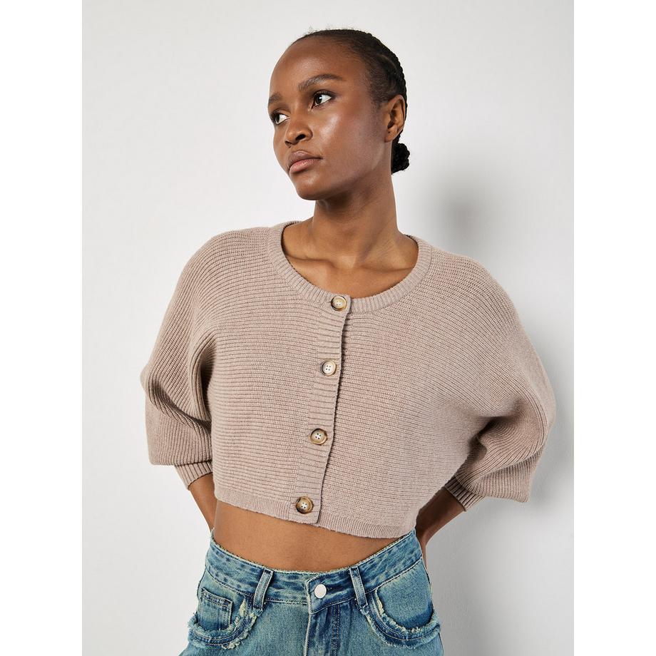 APRICOT Cardigan Corto Maniche a Pipistrello  