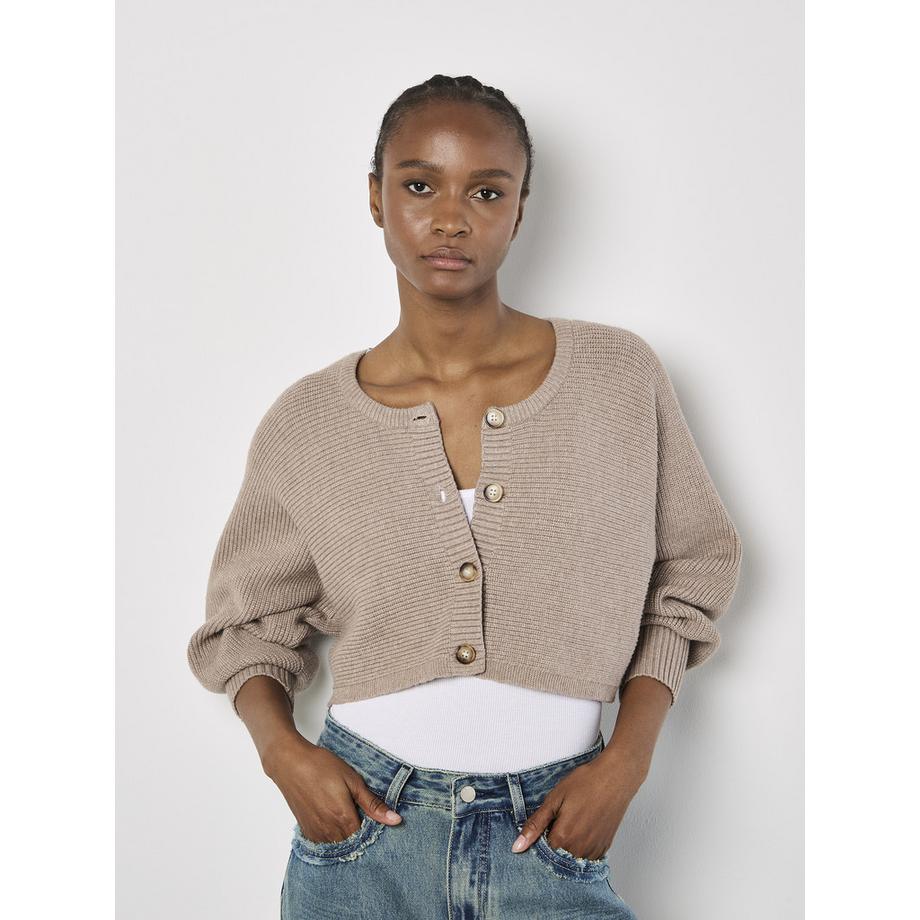 Gekürzter Batwing-Cardigan