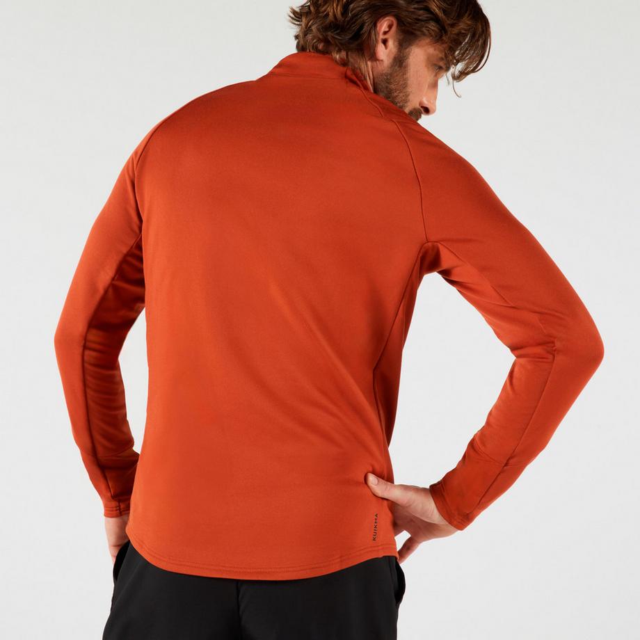 KUIKMA  Sweat de tennis manches longues demi-zip 
