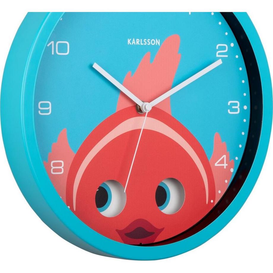 KARLSSON Wanduhr Goldfisch  