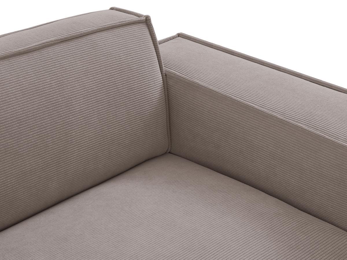 PASCAL MORABITO Sofa 3-Sitzer - Cord - Grau - BORORE  