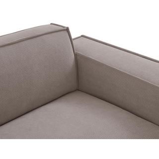 PASCAL MORABITO Sofa 3-Sitzer - Cord - Grau - BORORE  