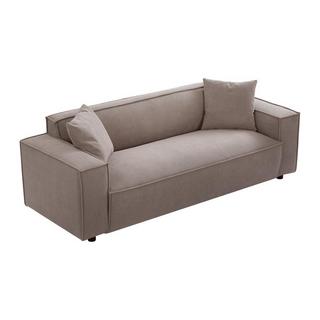 PASCAL MORABITO Sofa 3-Sitzer - Cord - Grau - BORORE  