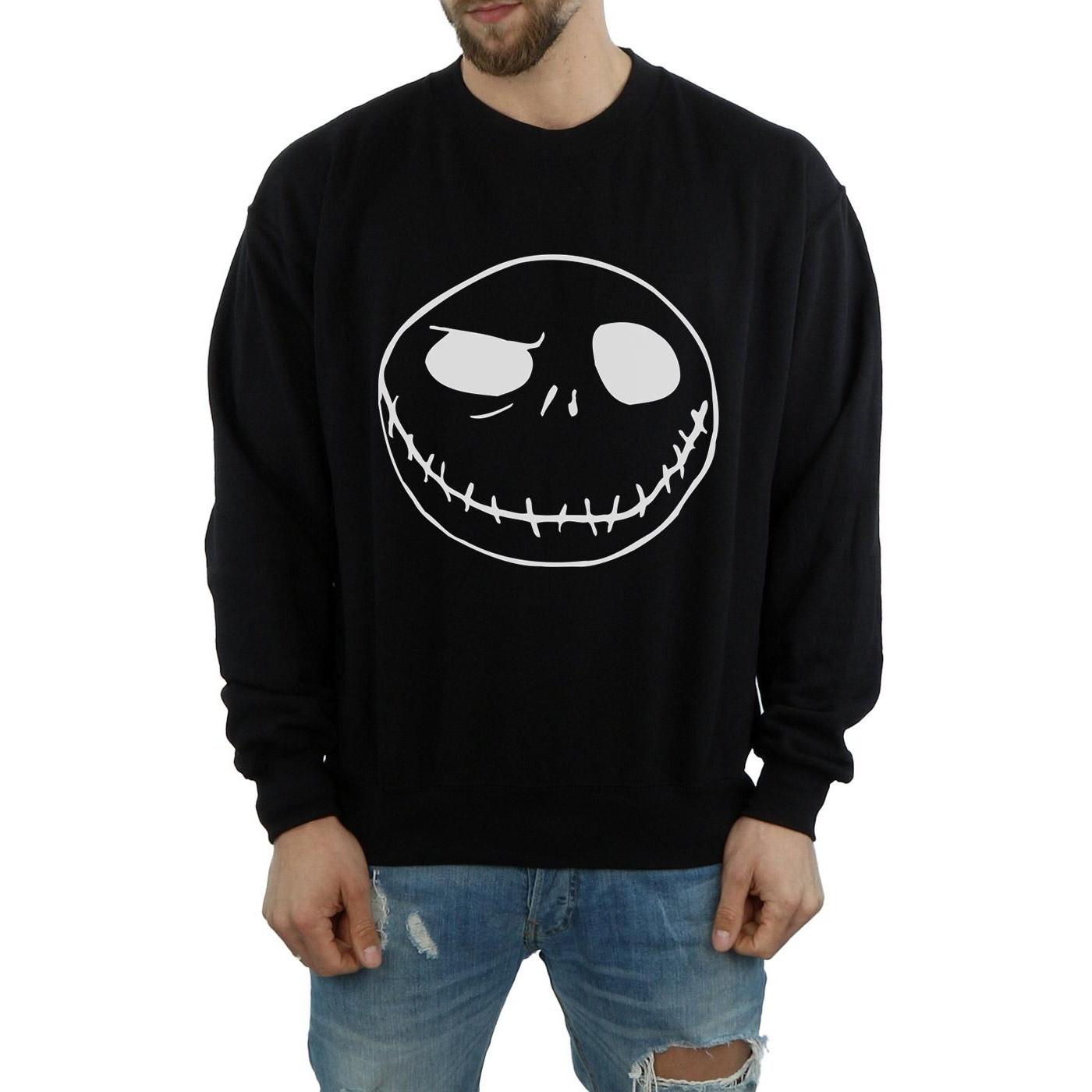 Disney  Nightmare Before Christmas Jack's Big Face Sweatshirt 