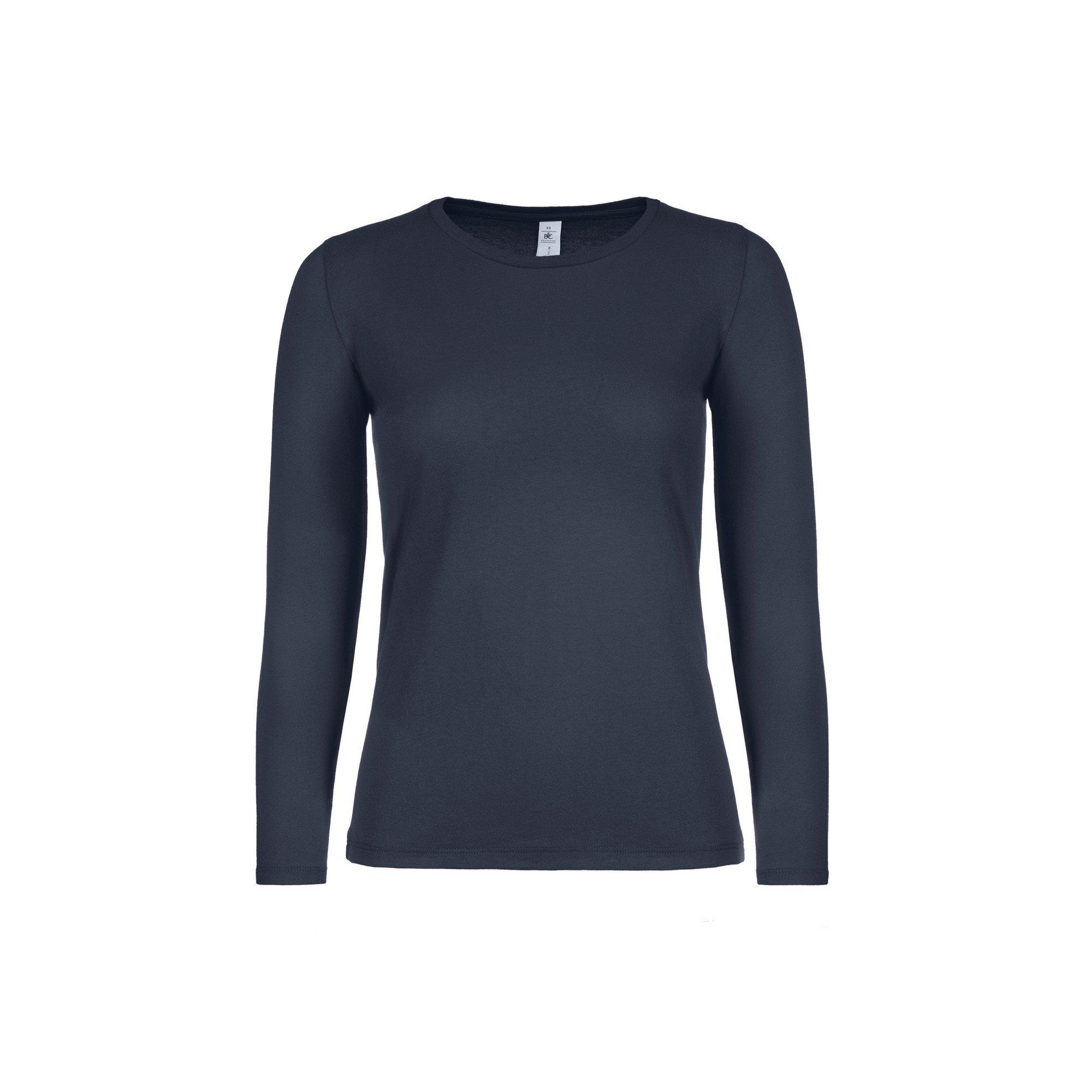 Image of B&c Langarmshirt #e150 Damen Marine 3XL