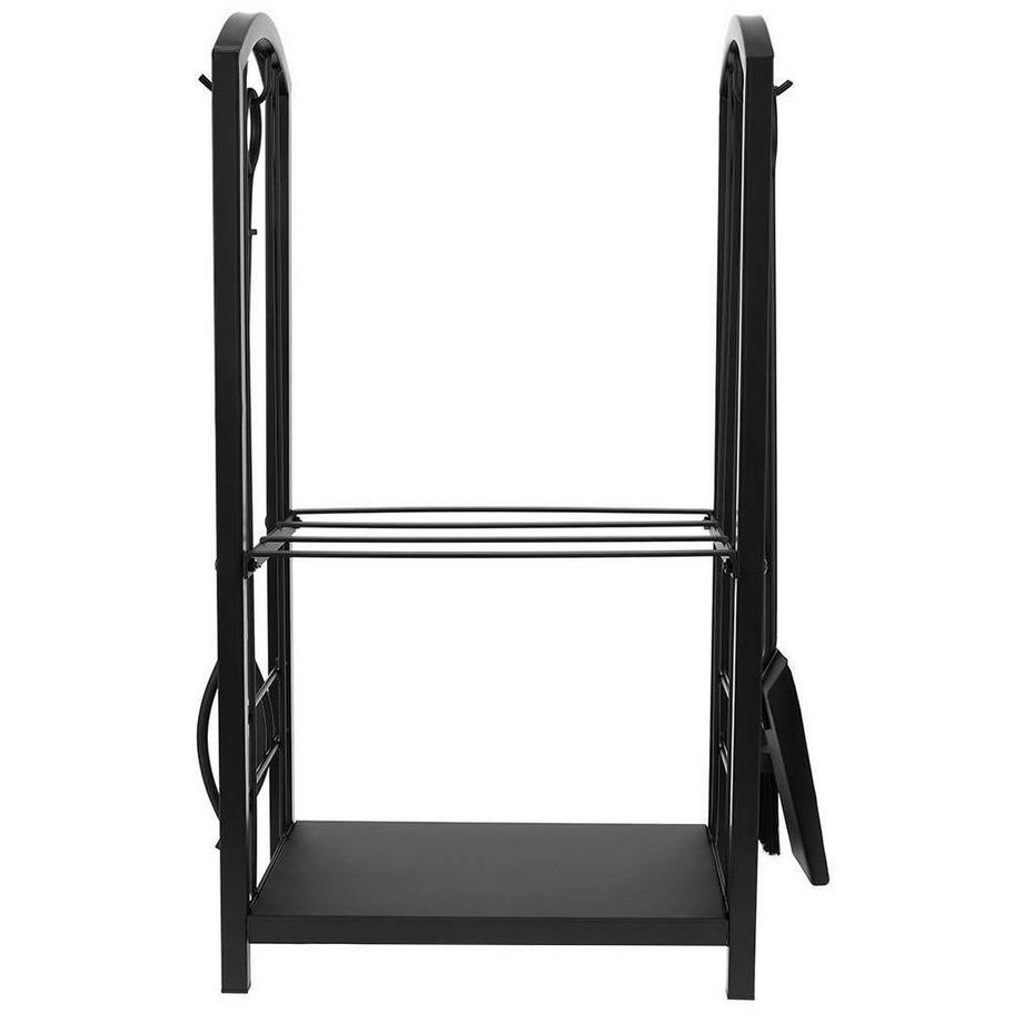 eStore Carrello per legna da ardere con 4 attrezzi  