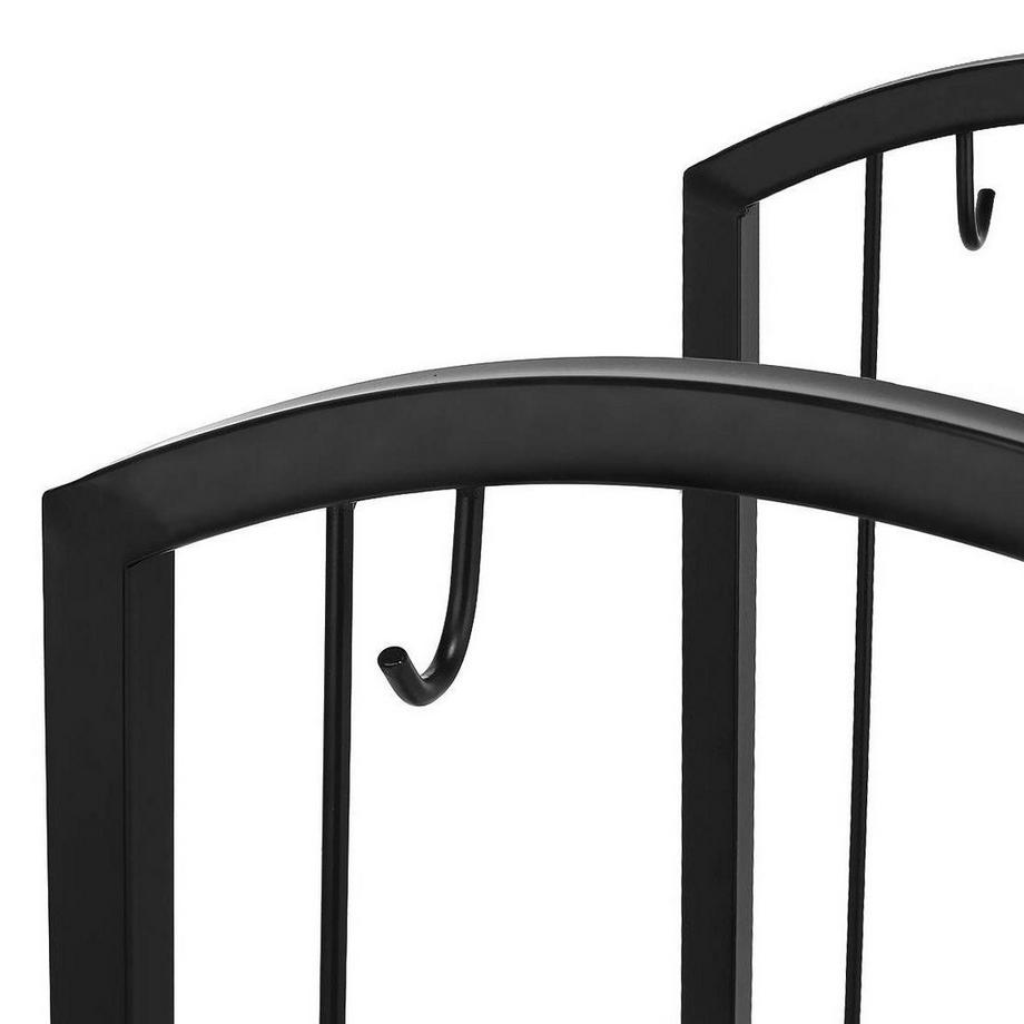 eStore Carrello per legna da ardere con 4 attrezzi  