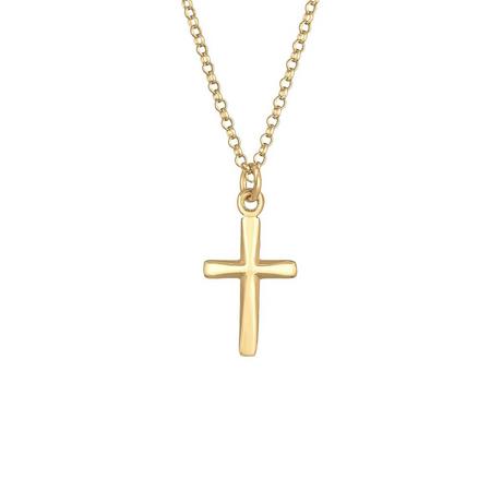 Elli  Collier Pendentif Croix En Filigrane 