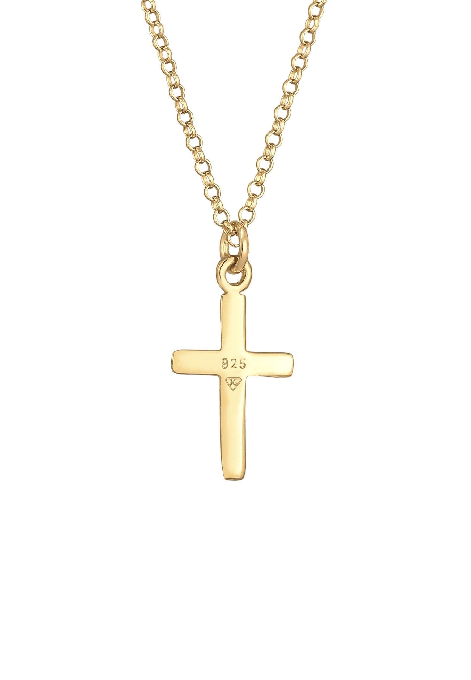 Elli  Collier Pendentif Croix En Filigrane 