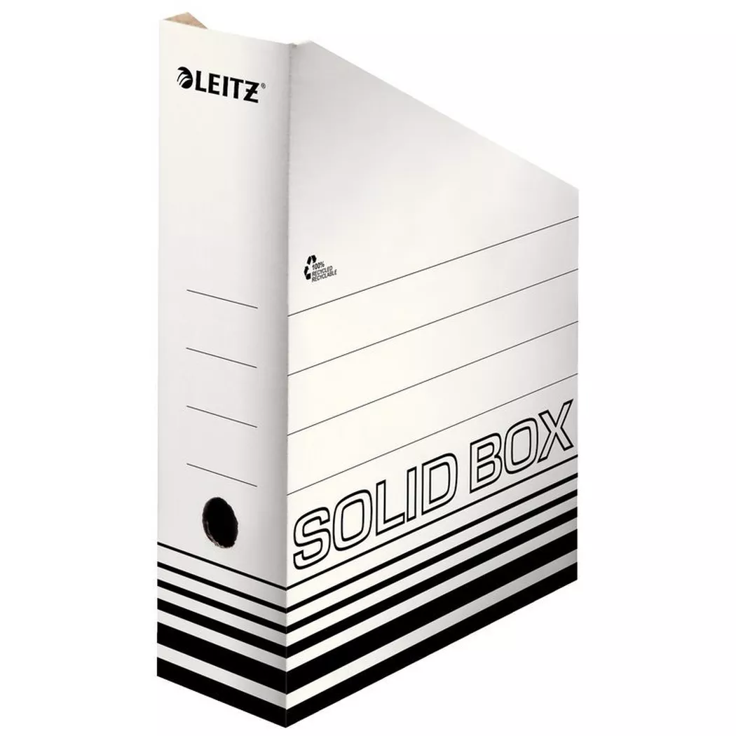 Leitz 46070001 file storage box Cardboard Black, White