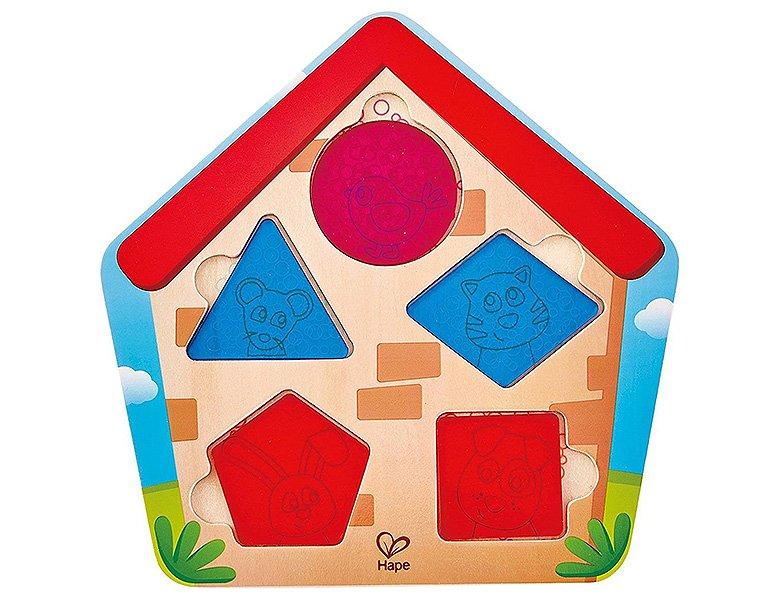 Hape  Puzzle Haus-Suchpuzzle (6Teile) 