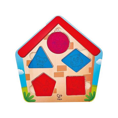 Hape  Puzzle Haus-Suchpuzzle (6Teile) 