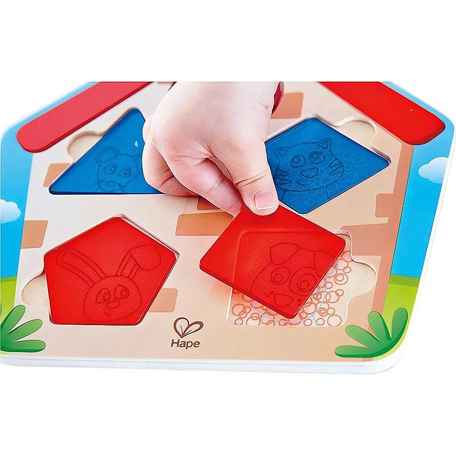 Hape  Puzzle Haus-Suchpuzzle (6Teile) 