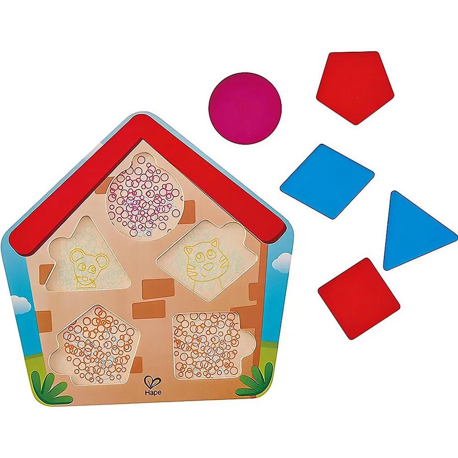 Hape  Puzzle Haus-Suchpuzzle (6Teile) 